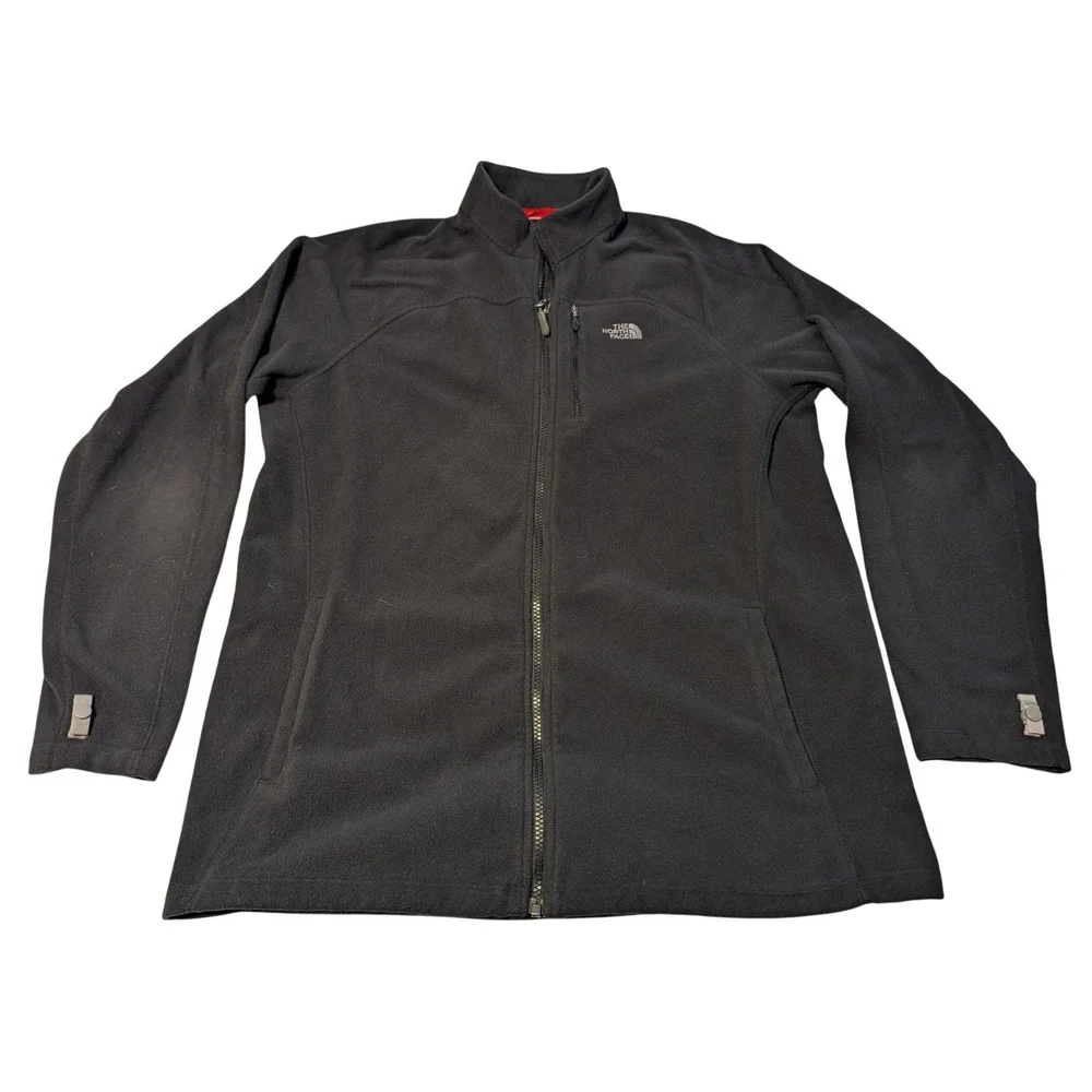 The North Face Mens XL TKA 100 Trinity Full Zip Fleece 3-in-1 Jacket LINER Black